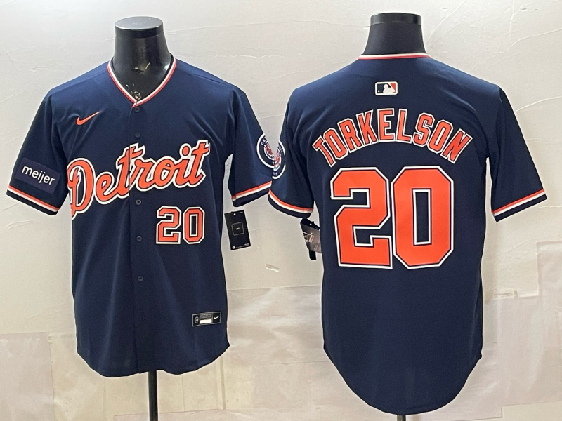 Men Detroit Tigers #20 Torkelson blue Game Nike MLB Jersey 20260402006